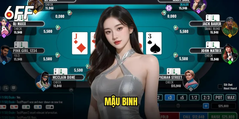 Thế Giới Mậu Binh 6FF Đỉnh Cao Nghệ Thuật Xếp Bài 1 Mậu binh